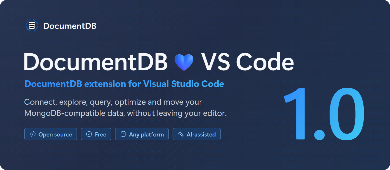 DocumentDB extension for Visual Studio Code 1.0